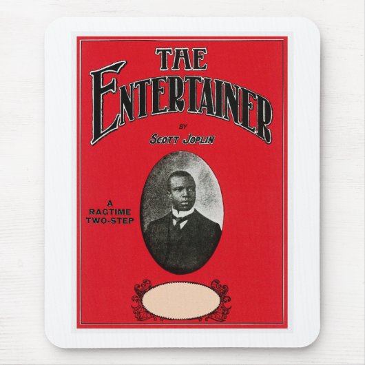 Scott Joplin Notenblattcover Mousepad (Vorne)