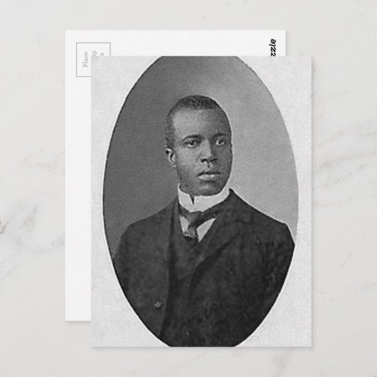Scott Joplin Postkarte (Vorne/Hinten)