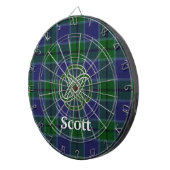 Scott Kariert mit Celtic Knot Dart Board Dartscheibe (Vorderseite rechts)