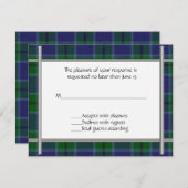 Scott Kariert Wedding RSVP Card (Vorne/Hinten)