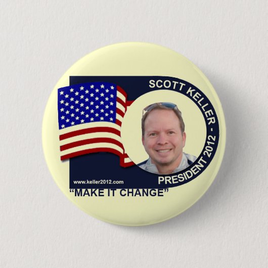 Scott Keller für Präsidenten 2012 Button (Vorderseite)