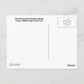 Scott Landkreis, Kansas Courthouse Postkarte (Rückseite)