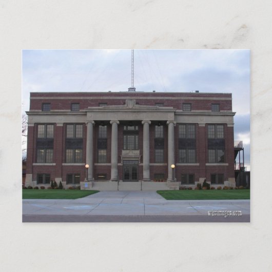 Scott Landkreis, Kansas Courthouse Postkarte (Vorderseite)
