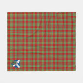 Scott leask Modernes Tartan Kariert Fleecedecke (Vorderseite (Horizontal))