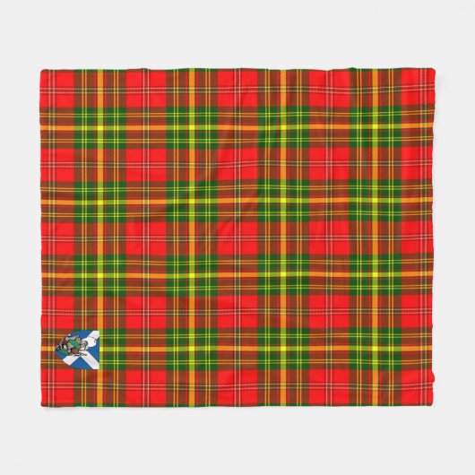 Scott Leask Tartan Kariert Fleecedecke (Vorderseite (Horizontal))