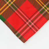 Scott Leask Tartan Kariert Fleecedecke (Ecke)