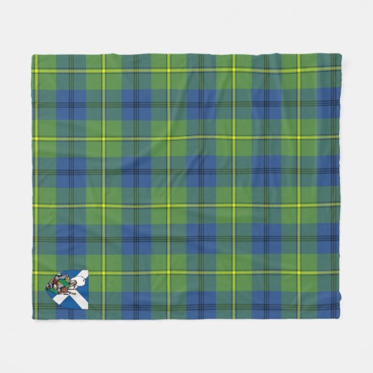 Scott Marjoribanks Ancient Tartan Kariert Fleecedecke (Vorderseite (Horizontal))