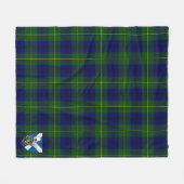 Scott Marjoribanks Modernes Tartan Kariert Fleecedecke (Vorderseite (Horizontal))