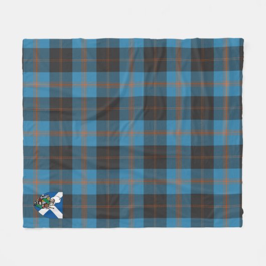 Scott Maule Ancient Tartan Kariert Fleecedecke (Vorderseite (Horizontal))