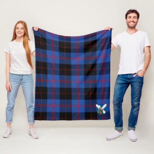 Scott Maule Modem Tartan Kariert Fleecedecke