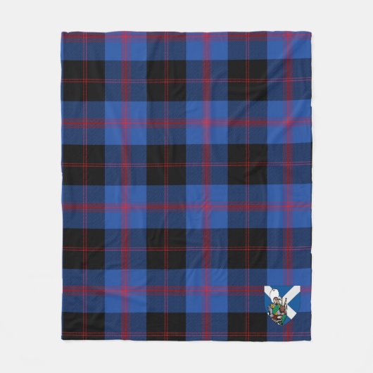 Scott Maule Modem Tartan Kariert Fleecedecke (Vorderseite)