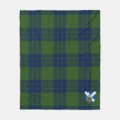 Scott Montgomery Hunting Tartan Kariert Fleecedecke (Vorderseite)
