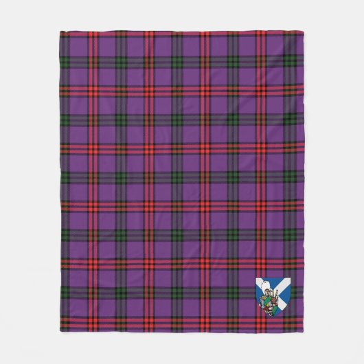 Scott Montgomery Modern Tartan Kariert Fleecedecke (Vorderseite)