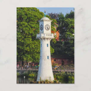 Scott Monument - Roath Park Lake, Cardiff Postcard Postkarte