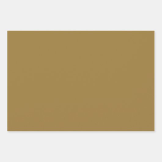 Scott Mustard Blue Modern Scottish Tartan Geschenkpapier Set (Vorderseite 3)