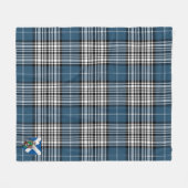 Scott Napier Modern Tartan Kariert Fleecedecke (Vorderseite (Horizontal))