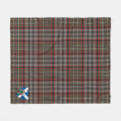 Scott Nicolson Hunting Weathered Tartan Kariert Fleecedecke (Vorderseite (Horizontal))