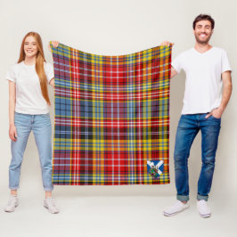 Scott Ogilvie von Airlie Ancient Tartan Kariert Fleecedecke