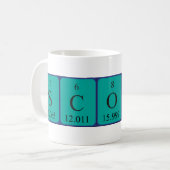 Scott Periodenname Tasse (Vorderseite Links)