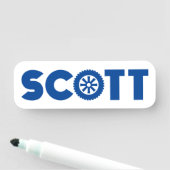 Scott Petrol Head Namensschild (Beispiel)