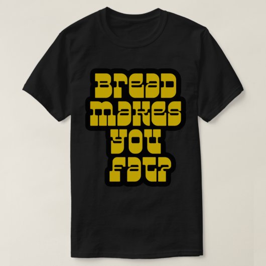Scott Pilgrim - Bread Makes You Fat T-Shirt (Design vorne)