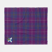 Scott Pride of Glencoe Tartan Kariert Fleecedecke (Vorderseite (Horizontal))