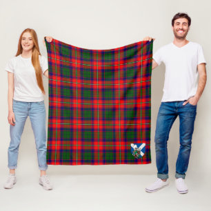 Scott Riddell Tartan Kariert Fleecedecke