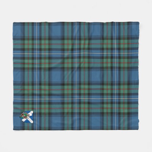 Scott Robertson Jagen Ancient Tartan Kariert Fleecedecke (Vorderseite (Horizontal))