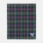 Scott Rose Jagd Modernes Tartan Kariert Fleecedecke (Vorderseite)