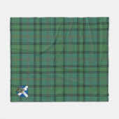 Scott Ross Junting Ancient Tartan Kariert Fleecedecke (Vorderseite (Horizontal))