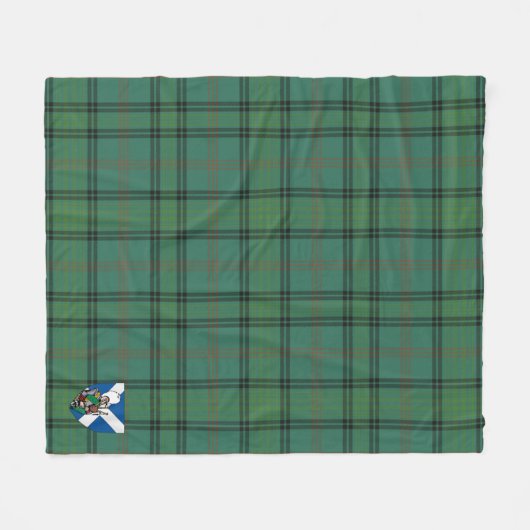 Scott Ross Junting Ancient Tartan Kariert Fleecedecke (Vorderseite (Horizontal))
