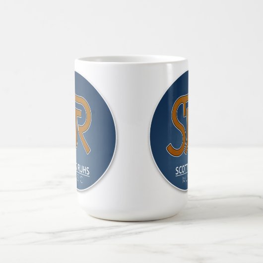 Scott Ruhs Logo Kaffeetasse (Mittel)