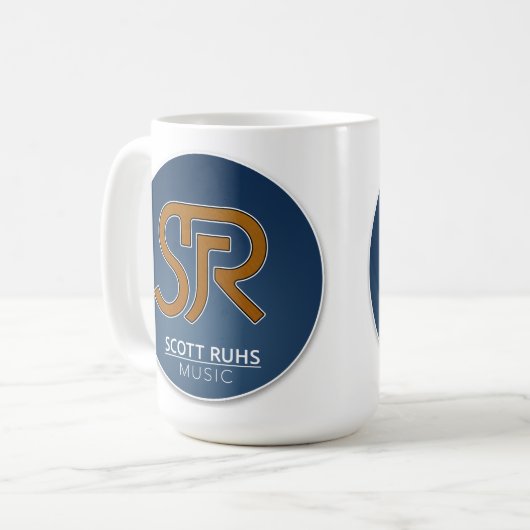 Scott Ruhs Logo Kaffeetasse (Vorderseite Links)