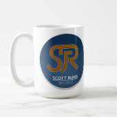 Scott Ruhs Logo Kaffeetasse (Links)