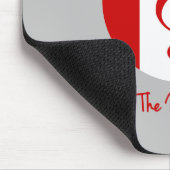 Scott Ruhs Logo und Lass The Music Play! Mousepad (Ecke)