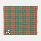 Scott Scott Ancient Tartan Kariert Fleecedecke (Vorderseite (Horizontal))