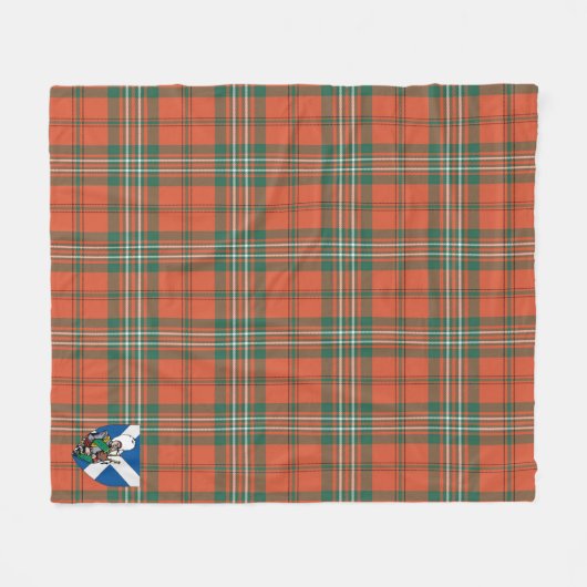 Scott Scott Ancient Tartan Kariert Fleecedecke (Vorderseite (Horizontal))