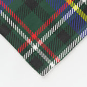 Scott Scott Green Modern Tartan Kariert Fleecedecke (Ecke)