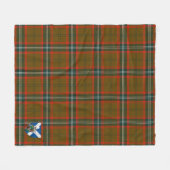 Scott Seton Jagd Modernes Tartan Kariert Fleecedecke (Vorderseite (Horizontal))
