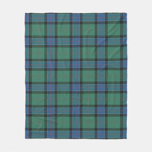 Scott Sinclair Junting Ancient Tartan Kariert Fleecedecke (Vorderseite)