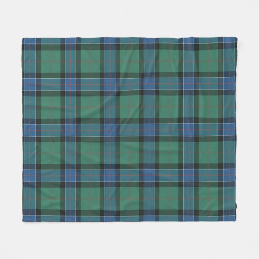 Scott Sinclair Junting Ancient Tartan Kariert Fleecedecke (Vorderseite (Horizontal))