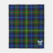 Scott Smith Modern Tartan Kariert Fleecedecke (Vorderseite)