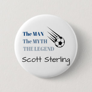 Scott Sterling T-Shirt Studio C Fußball-Torhüter-F Button
