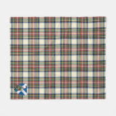 Scott Stewart Dress Ancient Tartan Kariert Fleecedecke (Vorderseite (Horizontal))