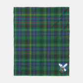 Scott Stewart Hunting Modern Tartan Kariert Fleecedecke (Vorderseite)