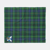 Scott Stewart Hunting Modern Tartan Kariert Fleecedecke (Vorderseite (Horizontal))