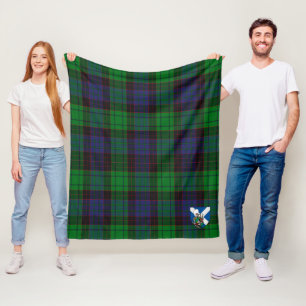 Scott Stewart Old Modern Tartan Kariert Fleecedecke
