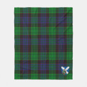 Scott Stewart Old Modern Tartan Kariert Fleecedecke (Vorderseite)