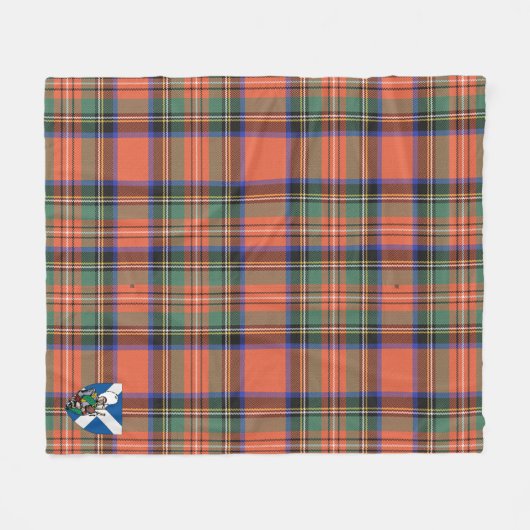 Scott Stewart Royal Ancient Tartan Kariert Fleecedecke (Vorderseite (Horizontal))