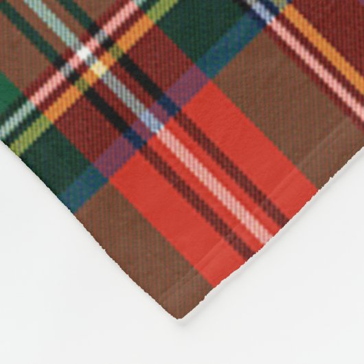 Scott Stewart Royal Modern Tartan Kariert Fleecedecke (Ecke)